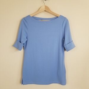Lauren Ralph Lauren Soft Elbow Length Sleeve Top Medium